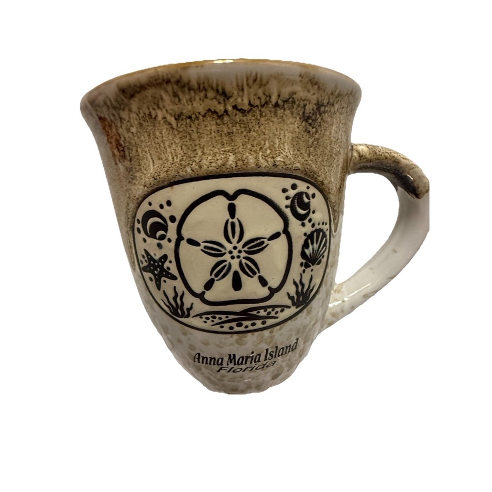 Ana Maria Island  16OZ. COFFEE/TEA Beverage MUG -  Ceramic Small Flaw